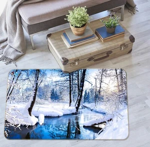 3D Ramas Nieve Q10262 Juego Antideslizante Alfombra Elegante Foto Alfombra Panda 2023 - Imagen 1 de 5