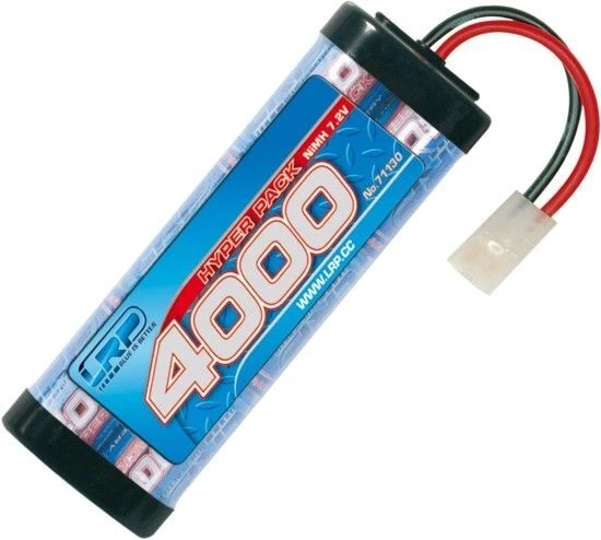 LRP AKKUS POWER STICKPACK 7,2 4000 AKKU +TAMIYA STECKER - Bild 1 von 1