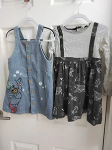 John Lewis & Disney Girls Dress Aged 2-3yrs X2 - Picture 1 of 2