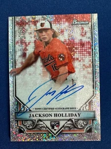 2024 Bowman Sterling Rookies Autographs Jackson Holliday Speckle /99 - Picture 1 of 2