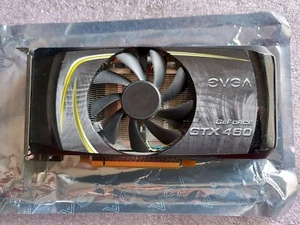 TESTED GOOD EVGA NVIDIA GeForce GTX 460 V2 1GB PCIe x16 Video Graphics Card GPU - Picture 1 of 5
