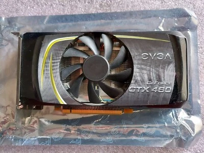 TESTED GOOD EVGA NVIDIA GeForce GTX 460 V2 1GB PCIe x16 Video Graphics Card GPU - Image 1 of 4