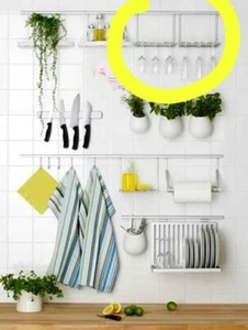 IKEA ASKER - accessorio porta bicchieri da vino /porta calici in alluminio - Foto 1 di 6