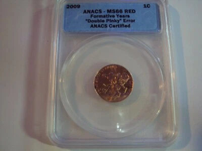 2009 1c anacs ms 66 red formative years double pinky error - Image 1 of 3