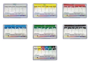 Meta Biomed Sterile Color Coded Paper Points All Size sliding box .02-.04-.06 - Picture 1 of 27
