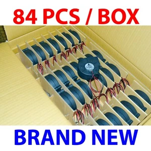 (LOT 84 PCS) NEW-IN-BOX DELTA BFB0712H 12V 75x75x30 MM BLOWER FAN - Picture 1 of 4