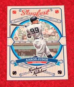 Aaron Judge Yankees 2019 Panini cuero y madera Slugfest #15 (B2) - Imagen 1 de 1