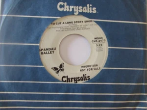 SPANDAU BALLET To cut a long story short. 45T Pressage USA Demo. - Picture 1 of 1