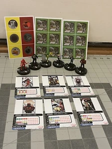 Marvel Heroclix Marvel Knights Fast Forces 6 Figure Set Avengers Defenders War - Picture 1 of 3