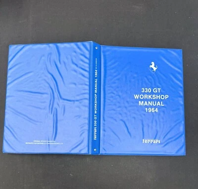 Ferrari 330 GT Workshop Manual 1964 - Print #95990799- MarParts Foto 1 de 3