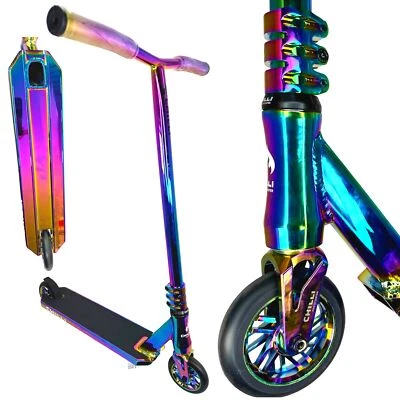 CHILLI PRO SCOOTER Chilli Pro Reaper Stunt-scooter H=83cm F26 Custom Park Roller Full Rainbow