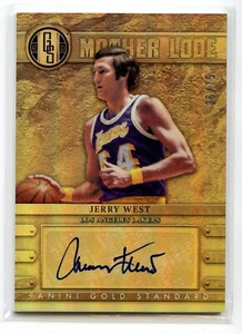 2012-12 PANINI GOLD STANDARD Mother Lode #9 JERRY WEST AUTO /75 Lakers - Picture 1 of 2