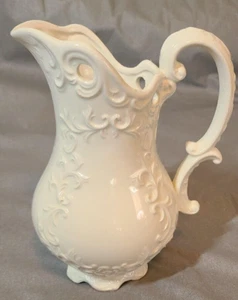 Napcoware Creamy White Provincial Pitcher C-7107  import Japan - Picture 1 of 9