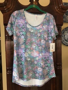 LuLaRoe XS Rosas Floral Clásico T Nuevo con etiquetas - Imagen 1 de 2