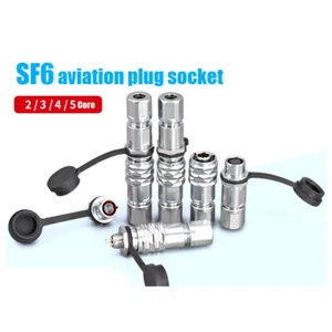SF6 10B/P-12B 2Pin-5Pin Waterproof miniature aviation cable plug rear nut socket - Picture 1 of 15