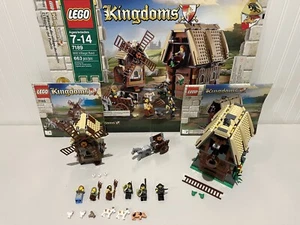 LEGO Set 7189 Kingdoms: Mill Village Raid 100% Complete w/ Box & Manuals RETIRED - Picture 1 of 8