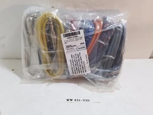 Nuevo cable de audio ploYnk B01AC9QY58 (paquete de 9 colores: 1/4" TRS a ángulo recto XLR) - Imagen 1 de 5