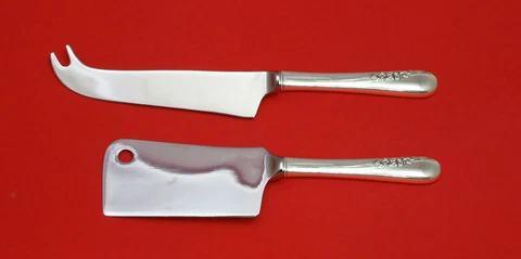 Blossom Time by International Sterling Silver Cheese Serving Set 2pc HHWS Custom Cover