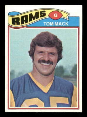 1977 Topps #265 Tom Mack Rams HOF VG-EX+ (4.5) c - Image 1 of 2