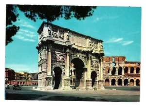 Vintage Italian Postcard Arco Di Costantino Rome Italy 1970s Tourism Vacation - Picture 1 of 2