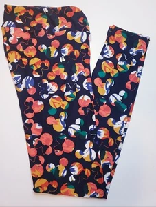 LuLaRoe TC2 Leggings Disney Mickey Minnie Head groß & kurvig (Größe 20-26) NEU - Bild 1 von 8