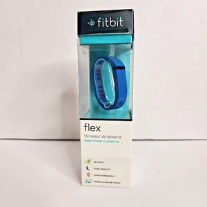 Fitbit Flex Wireless Activity & Sleep Fitness Wristband Blue FB401BU Brand New - Imagen 1 de 9