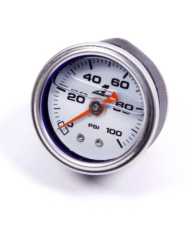 Aeromotive 0-100 Psi Liquid Gauge Fuel Pressure (15633) - Image 1 of 4