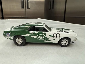 Ertl Goal Line Classics 1969 Ford Mustang Boss 302 New York Jets Metal Coin Bank - Bild 1 von 9