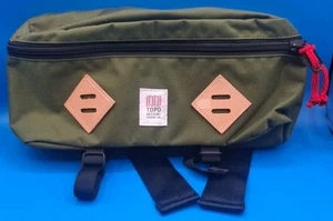 TOPO Designs Mountain Hip Pack borsa da trekking a tracolla verde Colorado, USA - Foto 1 di 8