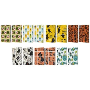 OFFICIAL EMOJI HALLOWEEN PATTERNS LEATHER BOOK WALLET CASE COVER FOR APPLE iPAD - Picture 1 of 13