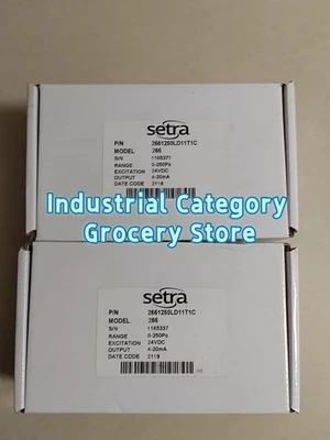 1PC New Setra 2661250LD11T1C Differential Pressure Transmitter 0-250PA 4-20MA - Image 1 of 4