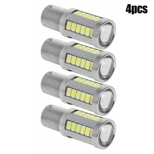 BA15S LED White Bulbs for Cars 4 Pack For SMD 5630 and 5730 Compatible - Picture 1 of 10
