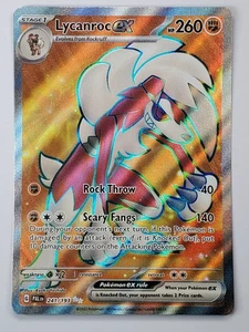 Lycanroc ex 241/193 Holo Ultra Rare SV02: Paldea Evolved NM English Pokemon - Picture 1 of 2