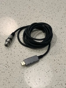 XLR Male to USB Cable – Plug & Play Mic Connection for Recording & Streaming - Picture 1 of 3