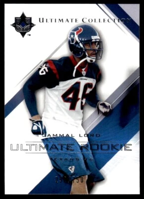 2004 Upper Deck Ultimate Collection Jammal Lord Rookie /750 Houston Texans #77 - Image 1 of 2