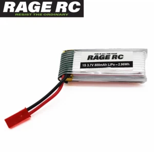 Rage RC RGR3111 1S 3.7V 800mAh LiPo Tribus 250 EP Airplane Boat Radio Control - Picture 1 of 2