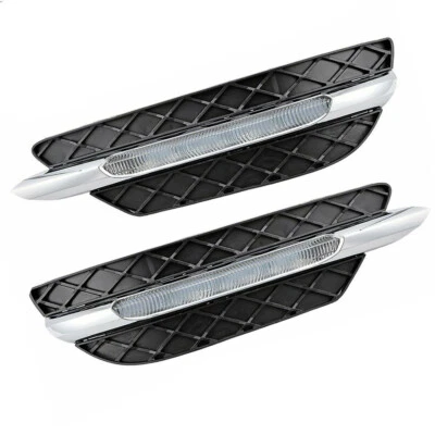 LED Daytime Running Light DRL Fog for Mercedes Benz W204 C-Class Facelift 11-13 - Image 1 of 4
