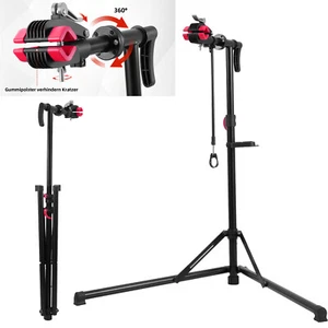 360° Fahrrad Montageständer Reparaturständer E-Bike geeignet, bis 50kg, klappbar - Bild 1 von 12