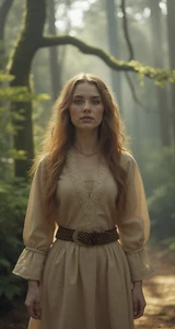 Women Beige Brown Fabric Braided Fashion Belt Hip Waist Business Casual Look S M - Picture 1 of 24