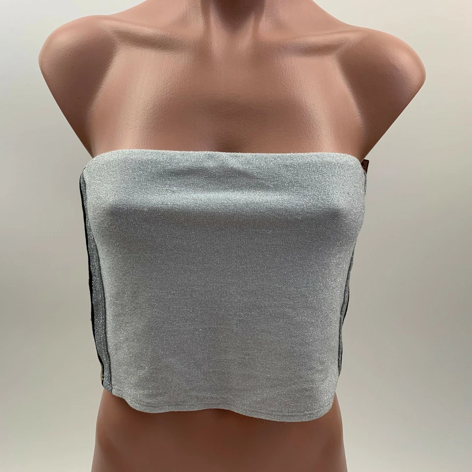 Sujetador Victoria's Secret ROSA Sin Forro Bandeau Gris Claro Talla L Nuevo con Etiquetas Foto 1 de 4