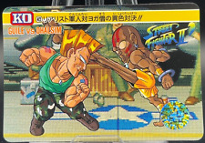 Dhalsim Guile 42 Street Fighter Card TCG SNK Vintage  Bandai Capcom Japan 1991