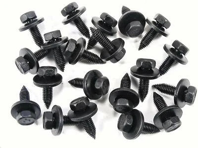 Metric Body Bolts- M6-1.0 x 20mm Long 10mm Hex 17mm Loose Washer Qty-20 #1893-20 - Image 1 of 3