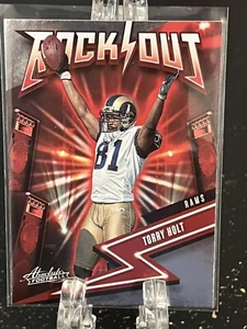 TORRY HOLT-----2023 PANINI----ABSOLUTE-----ROCK OUT----RAMS----FREE SHIPPING - Picture 1 of 2
