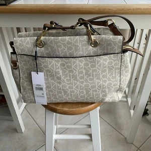 Calvin Klein H9ADJ9HK Signature Sonoma Satchel Shoulder Handbag - Picture 1 of 12