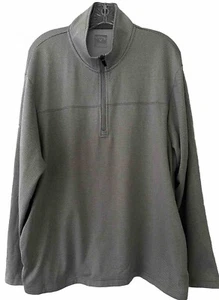 Callaway 1/4 Zip Pullover Herren Größe L passt wie XL grau Golf Stretch Performance - Bild 1 von 9