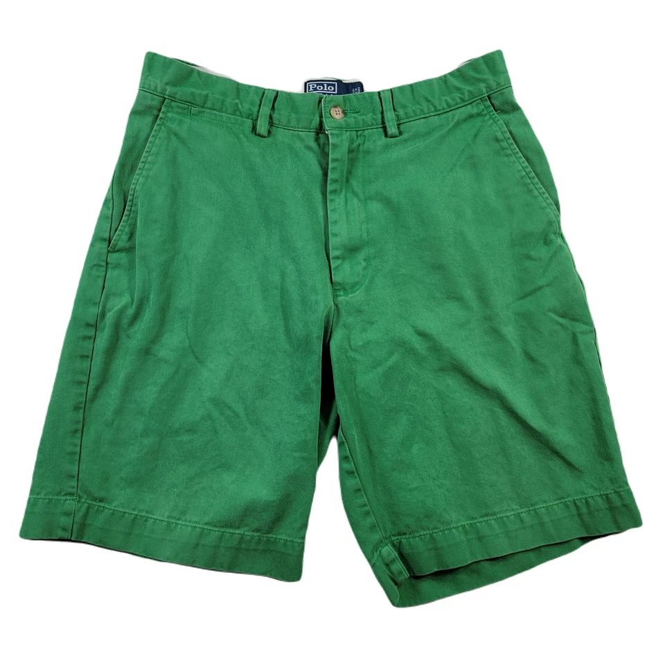 Pantalones Cortos Polo Ralph Lauren Prospect Para Hombre 30 Verde Exterior Verano Ajuste Clásico Foto 1 de 4