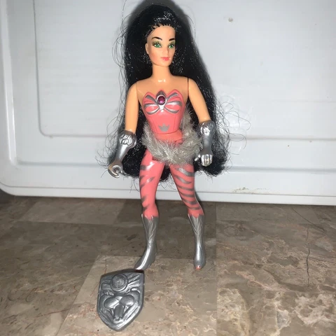 Vintage She-ra Scratchin Sound Catra & Shield Lot Figure Princess of Power MOTU Cover