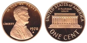 1978 S Proof Lincoln Cent - Picture 1 of 1