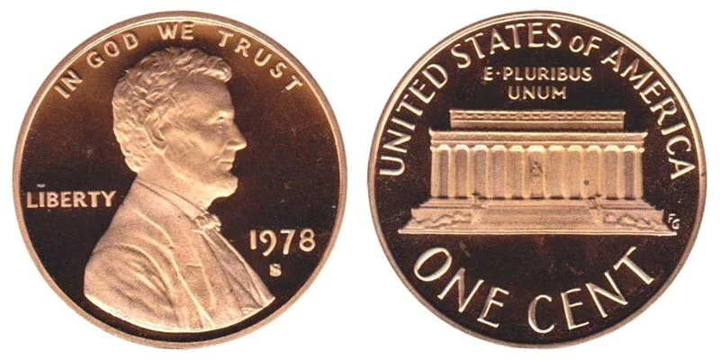 1978 S Proof Lincoln Cent - Image 1 of 1