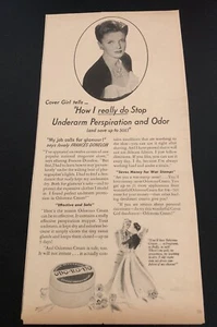 1943 FRANCES DONELON per ODORONO CREAM - Ritaglio pubblicità vintage - Foto 1 di 1